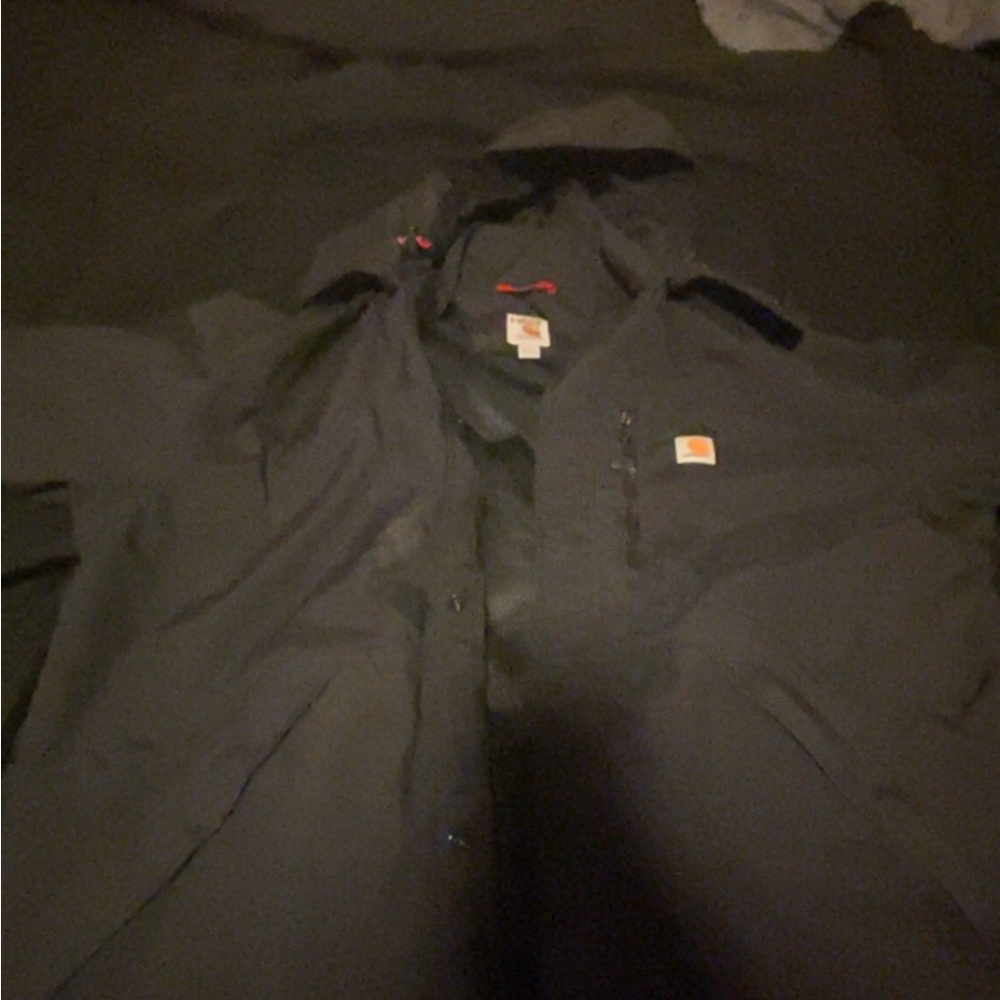 Carhartt Gray Hooded Jacket